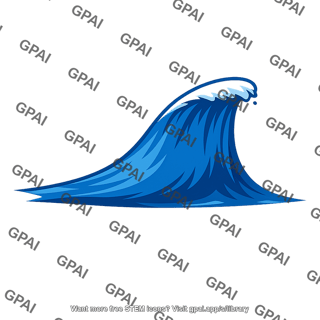 Wind generated wave steep