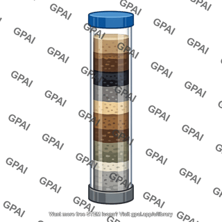 Sediment core collected