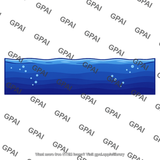 Cold deep water