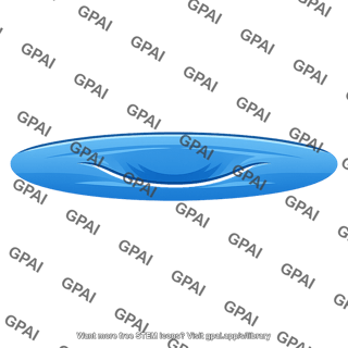 Ocean surface depression