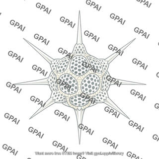 Radiolarian test