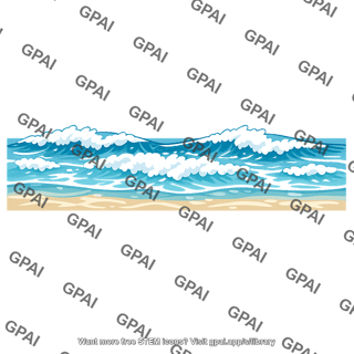 Surf zone over sandy seabed