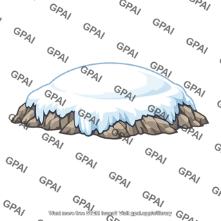 Ice covered land