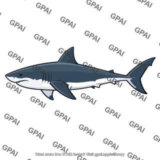 Great white shark adult