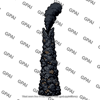 Black smoker chimney