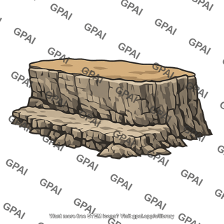 Wave cut cliff ancient