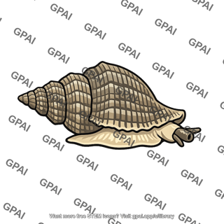 Oyster drill snail