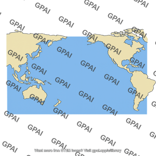 Pacific ocean map