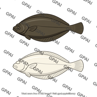 Flatfish countershaded