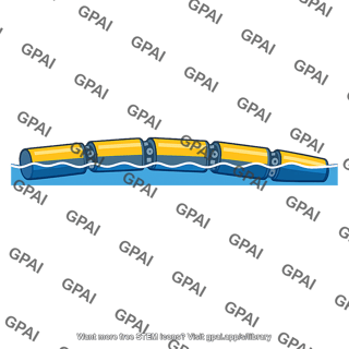 Segmented floating wave energy converter