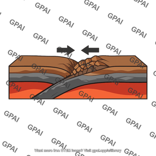 Plate boundary convergent