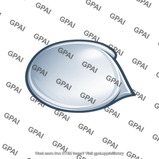 Glossy speech bubble