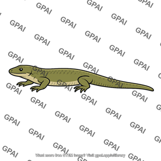 Green lizard