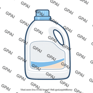 Laundry detergent bottle