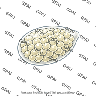 Copepod egg sac