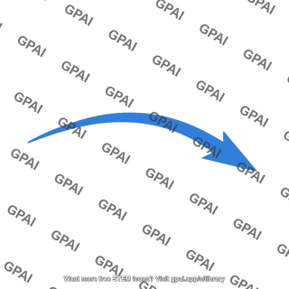 Surface wind arrow