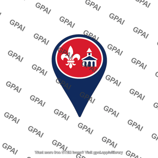 New orleans location marker