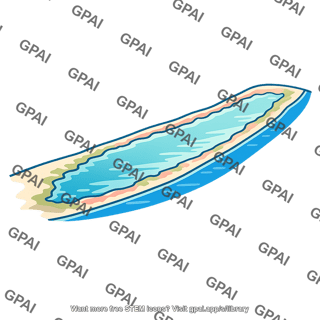 Barrier island lagoon