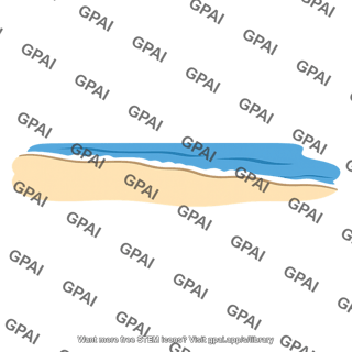 Beach shoreline