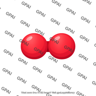Diatomic oxygen molecule