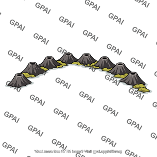 Sunda arc volcano chain