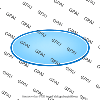 Blue oval