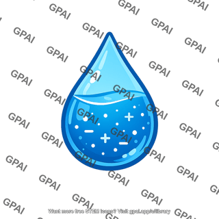 Seawater sample droplet