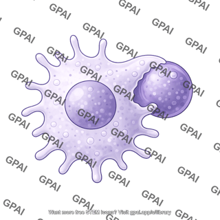 Macrophage phagocytosing 02