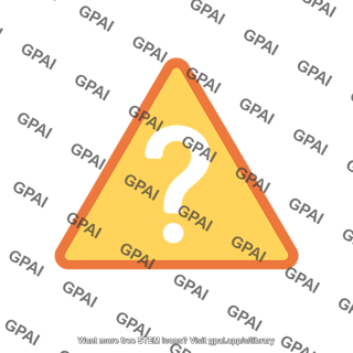 Question mark triangle