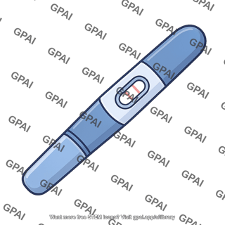 Pregnancy test positive with cap