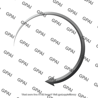 Circular arrow tapered editable 3