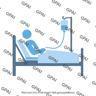 Patient in hospital bed 1