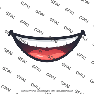 Biomoji mouth grin