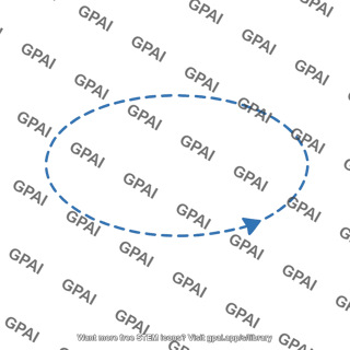 Ovular arrow dashed editable 3