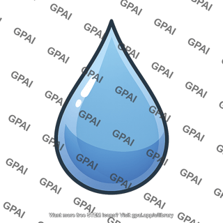 Water drop symbol