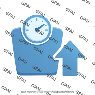 Weight gain on scale symbol 252