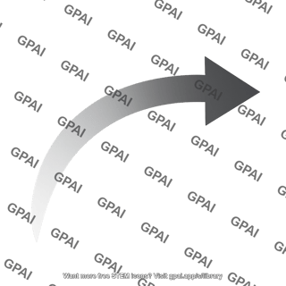 Curving arrow thick tapered editable 1