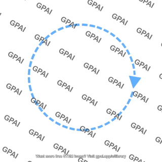 Circular arrow dashed editable 4