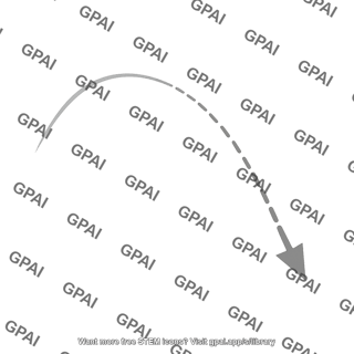 Curving arrow tapered editable 3