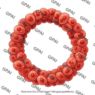 Ductal cancer cell brush circular large