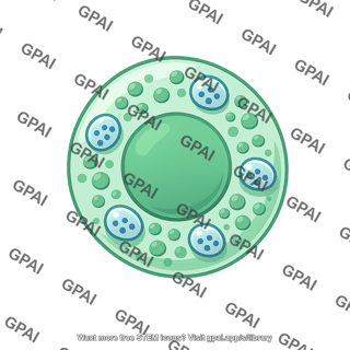 Cytotoxic t cell with granules