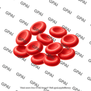 Red blood cell cluster brush preset