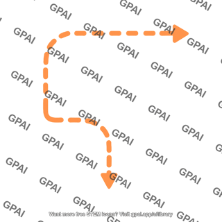 Rounded corner arrow thick faded editable 1