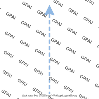 Straight arrow dashed editable