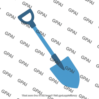 Garden spade symbol