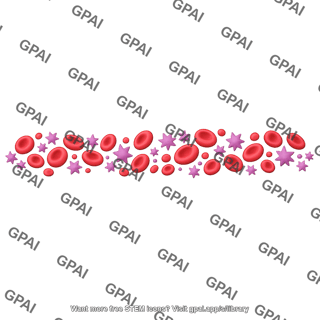 Platelet and red blood cell cluster brush straight