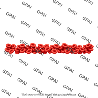 Red blood cell cluster brush straight