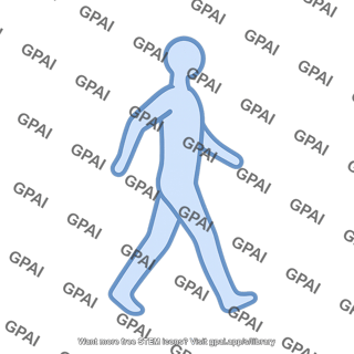 Person walking symbol
