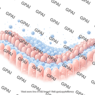 Intestinal hills with viral snowfall