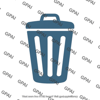 Trash can symbol